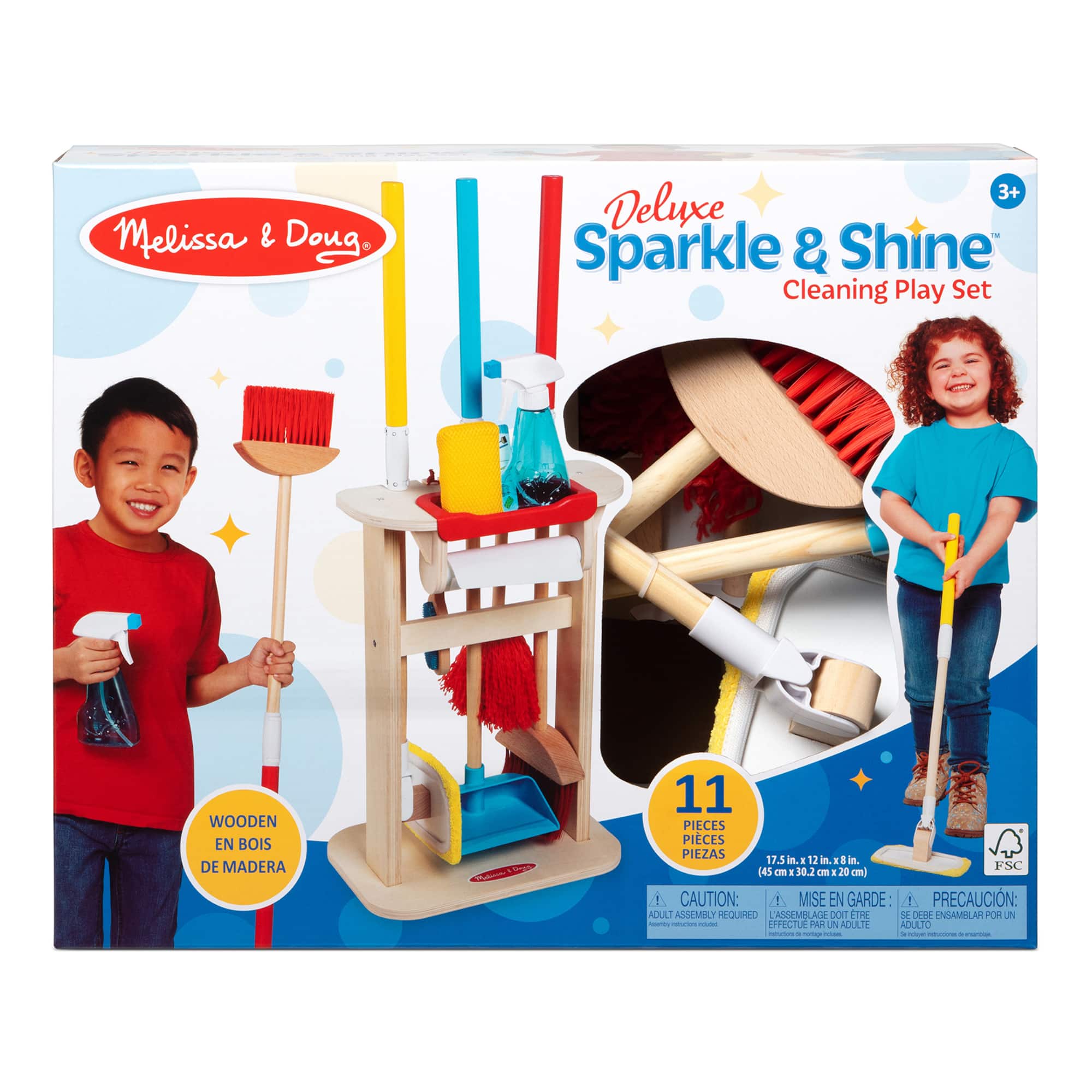 Melissa & Doug® Deluxe Sparkle & Shine™ Cleaning Play Set